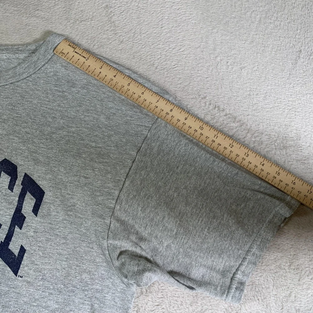 Vintage Air Force Tennis Shirt Mens 2XL Gray Champion Graphic Tee Short Sleeve - Picture 10 of 11